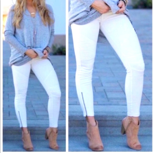 Stretchy Biker Pants - Picture 1 of 4